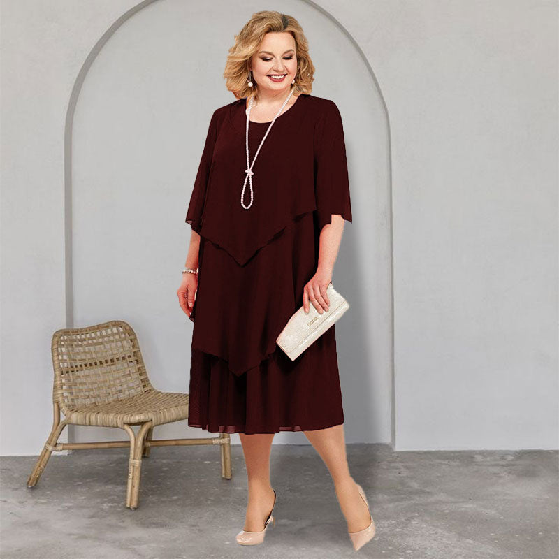 【L-4XL】💖Rochie lungă elegantă din sifon