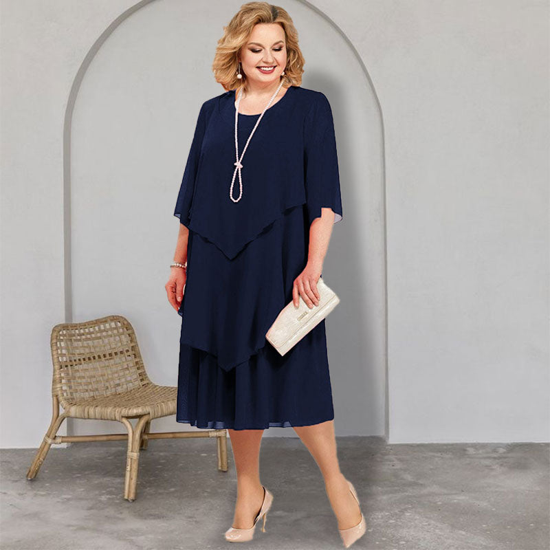 【L-4XL】💖Rochie lungă elegantă din sifon