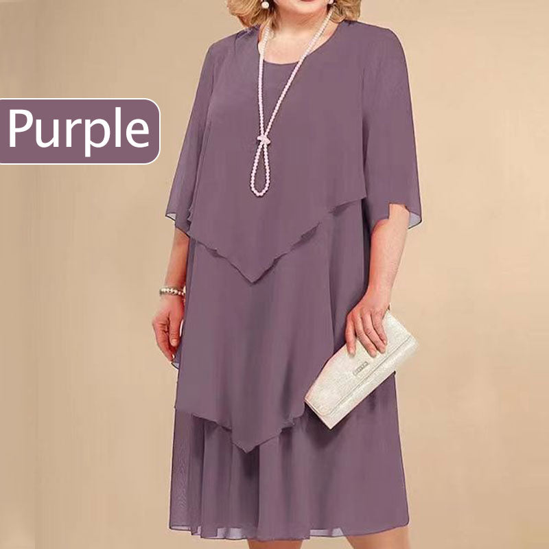 【L-4XL】💖Rochie lungă elegantă din sifon