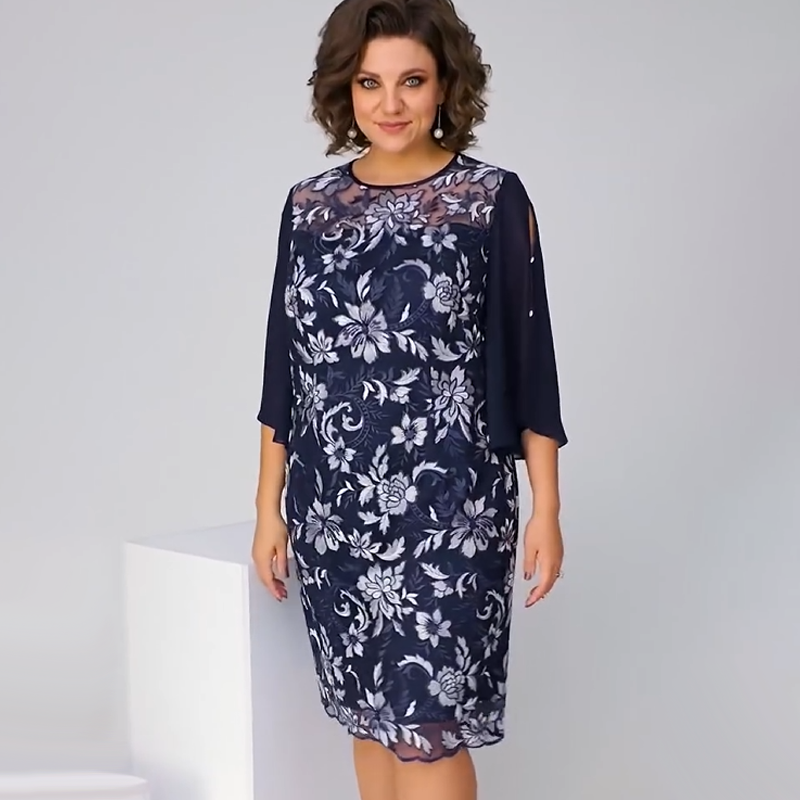 ✨Rochie midi pentru femei cu imprimeu floral