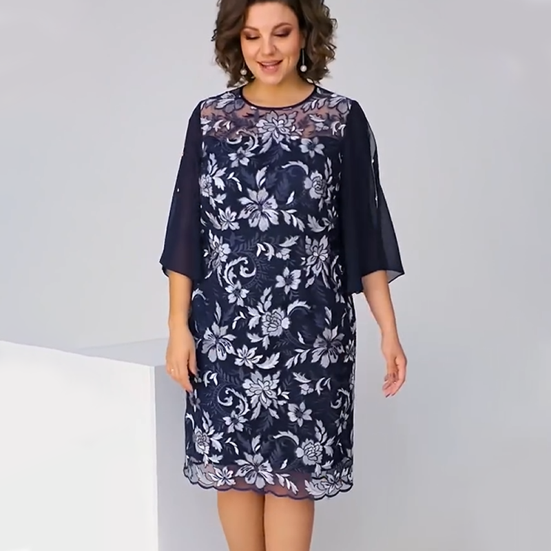 ✨Rochie midi pentru femei cu imprimeu floral