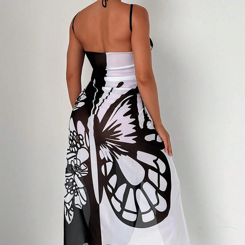 🌞👙Pătură de costume de baie pentru femei cu fluture