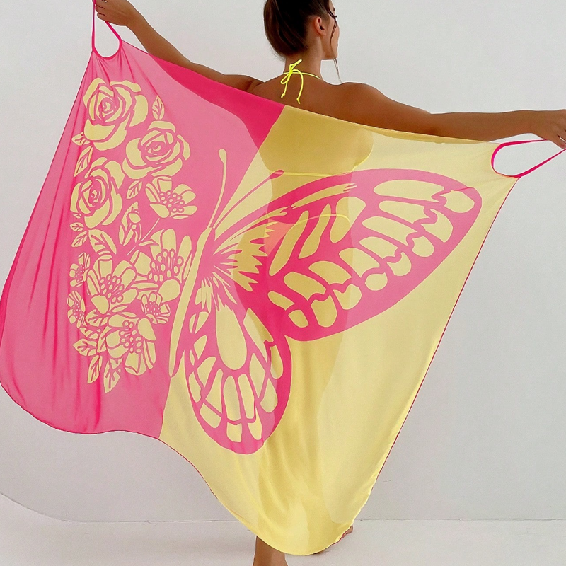 🌞👙Pătură de costume de baie pentru femei cu fluture