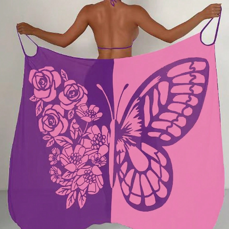 🌞👙Pătură de costume de baie pentru femei cu fluture