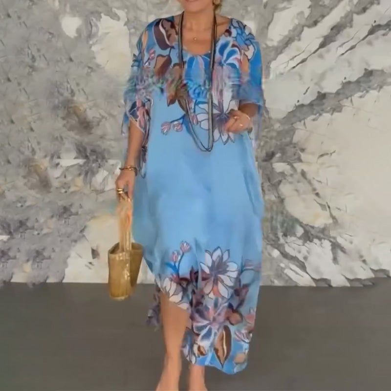 💖Rochie maxi pentru femei cu imprimeu🌸