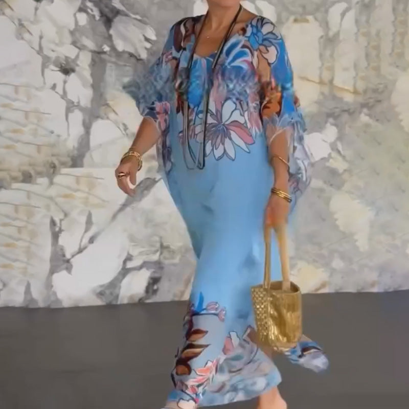 💖Rochie maxi pentru femei cu imprimeu🌸