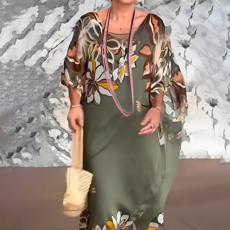 💖Rochie maxi pentru femei cu imprimeu🌸
