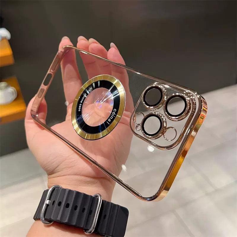 Capac transparent pentru iPhone magnetic